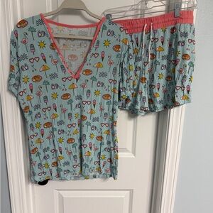 Little Sleepies Pool Party short set